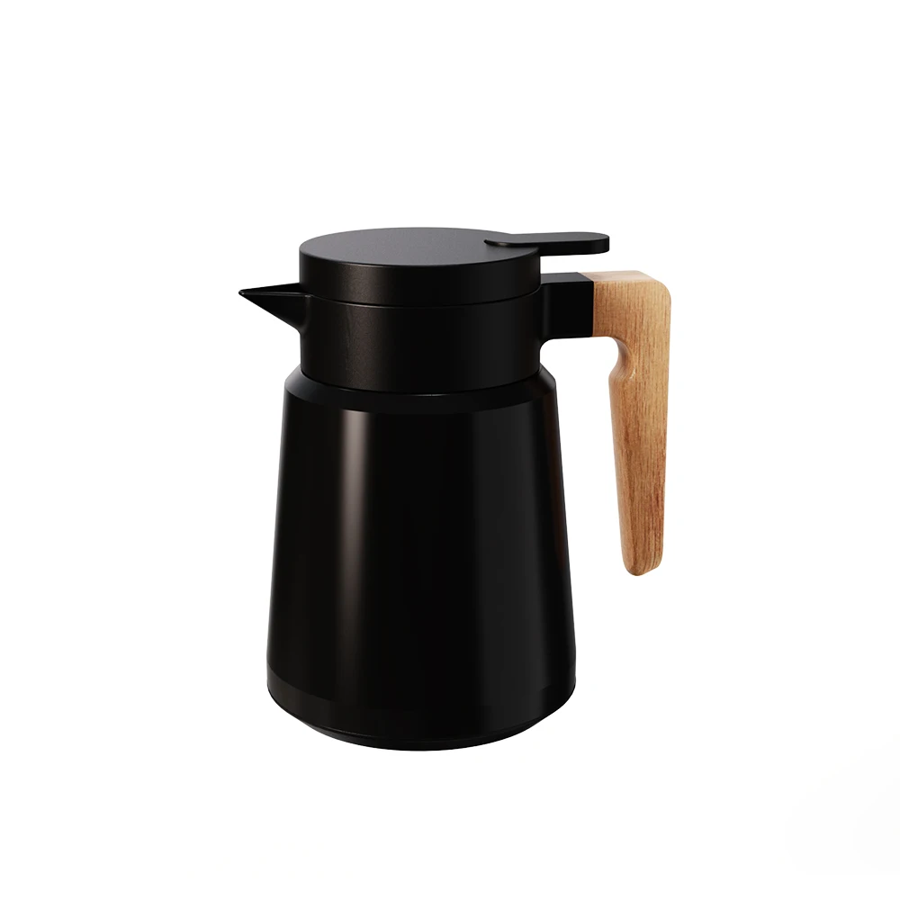 Insulated Water Jug 1 Litre Double Wall Stainless Steel Coffee Pot Thermos Flask Coffee Teapot 1000ml Vacuum Coffee Pot
