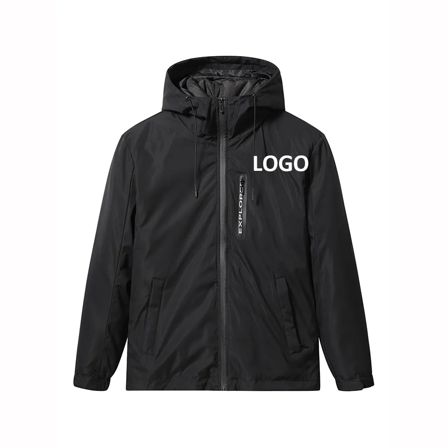 Custom logo OEM men jacket double sides cotton jacket winter 2023 new arrivals windproof blazer male coat
