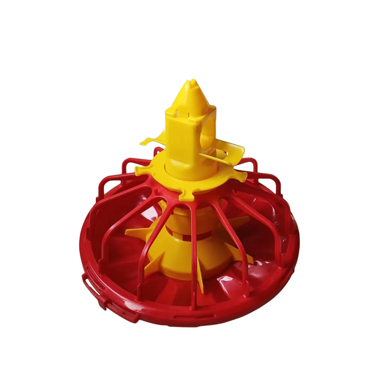 Automatic Poultry Farm Equipment Broiler Farming Pan Feeding System Feeding Tray