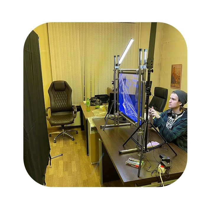 
Dry Erase Board (Desk Whiteboard/Flip Chart), Size: 60x80 cm, Material: Glass + Metal Stand, Kids/Adults Usage, Wholesale 