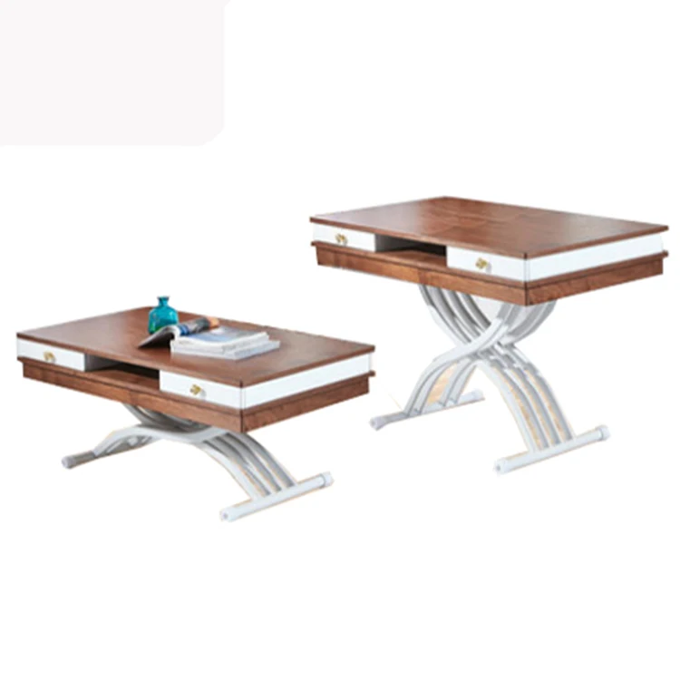 Home Furniture Sets Royal Wood Heigh Adjustable Dining Tables With Drawers