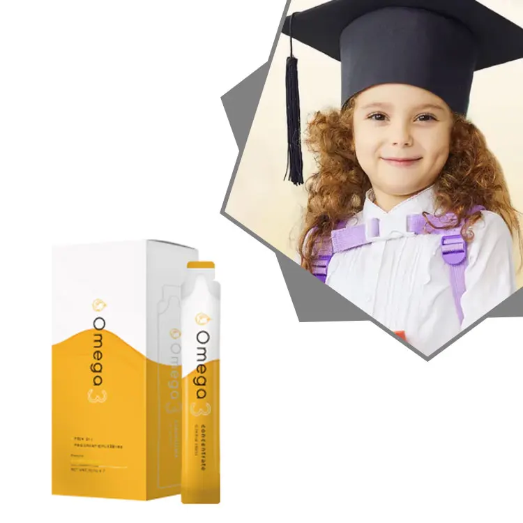 Private Label Customized 10ml Liquid Omega 3 Fish Oil Concentrate Drink