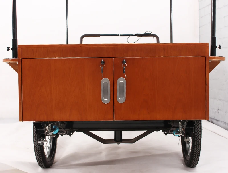 outdoor tricycle bicycle food cart coffee bike for sale