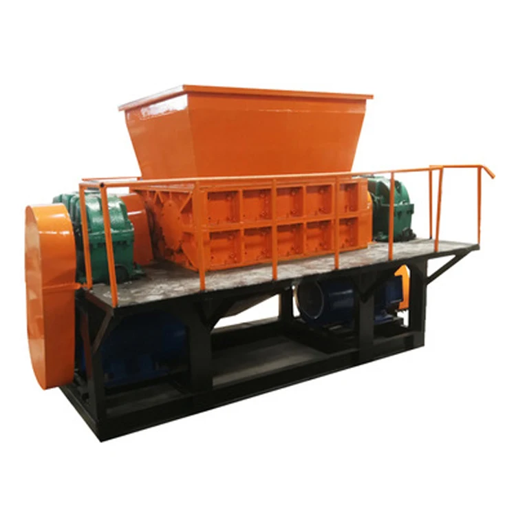 cheap double shaft portable mini scrap metal shredder machine plastic crusher hard drive shredder