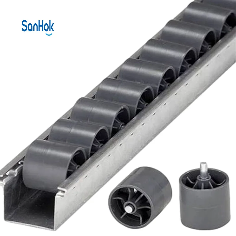 Free Shipping Steel Pallet Conveyor/Movable Overhead Roller Track Conveyor