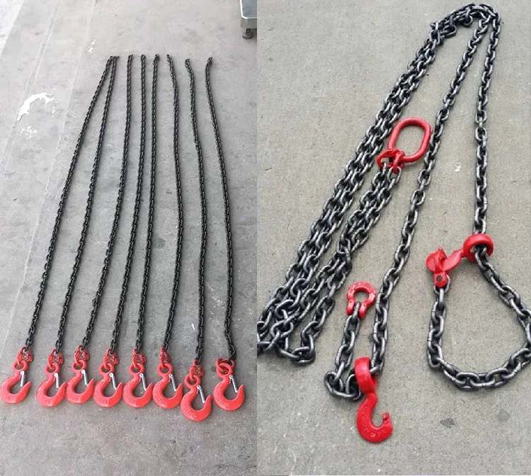 China Adjustable G70 or G80 Lifting Chain Slings Manufacturer