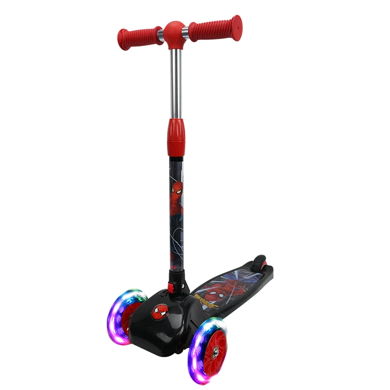 
Marvel Fashionable Quality Boys Scooter Spider Man Foldable 3 Wheels Kick Scooter For Kids 