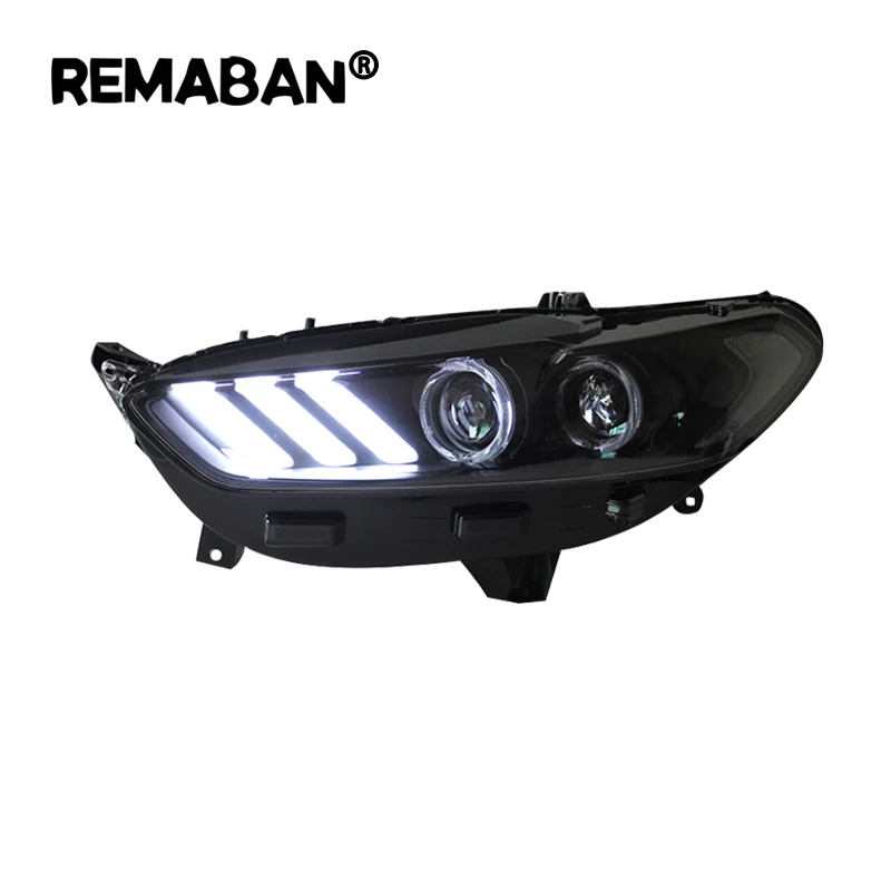 Передняя фара для Ford Mondeo 2013-2016 фонари Fusion Биксеноновые Hid фары комплекты кузова индикатор автомобильные