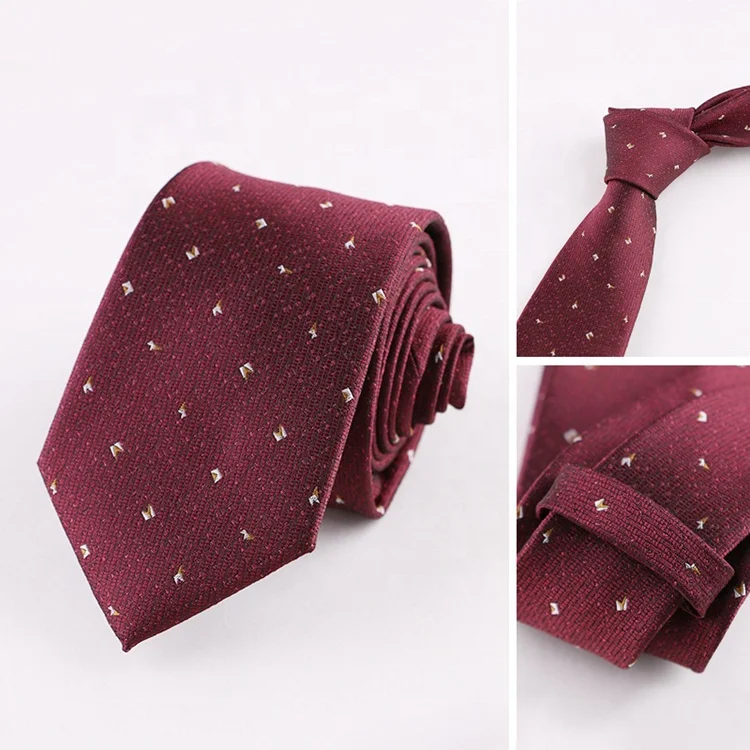 Fast Delivery High Density Jacquard Fabric Ready Tie Mens  Necktie