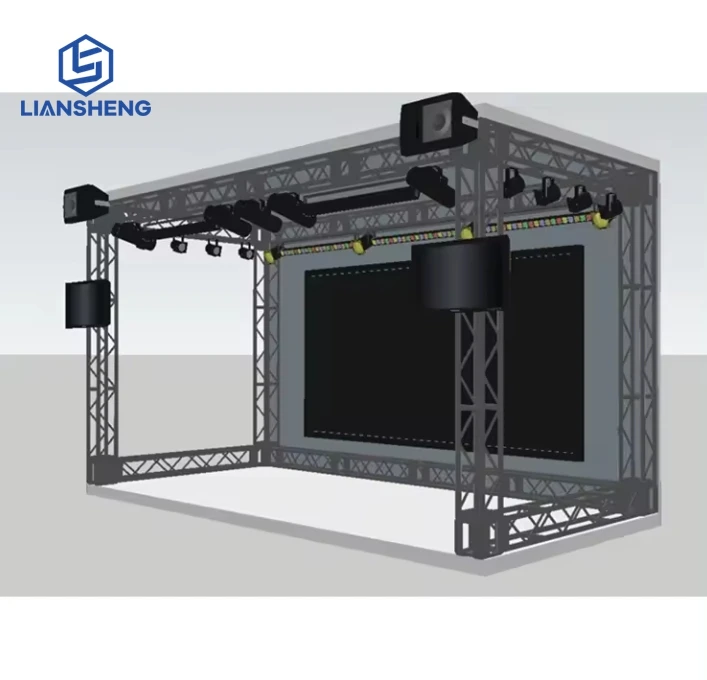 Outdoor Hot Sale Aluminum Alloy 6082-T6 Roof Truss Structure Design With Stage System