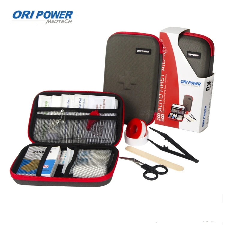 ORI- power   EVA nylon waterproofs first aid kit customized durable travel outdoor custom emergency first aid bags