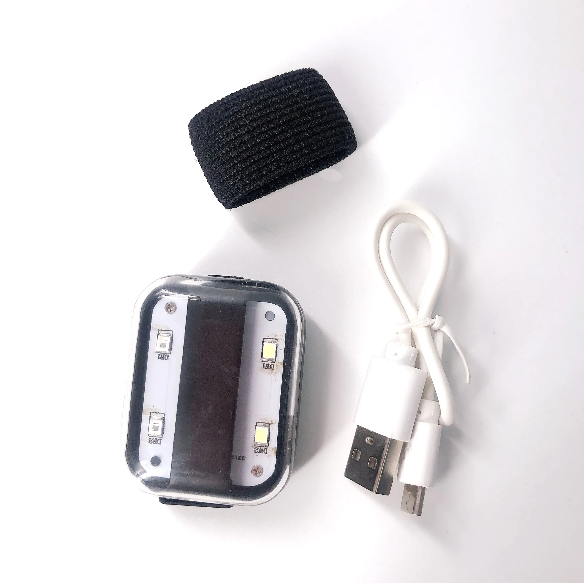  Светоотражающий безопасный фонарь для бега светодиодный с зарядкой от USB ходовые огни зажимом беговые дорожки и