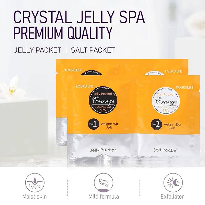 Foot Care and Repair Set with Crystal Foot Bath Scrub to Improve Dryness and Moisturize Foot Care Set