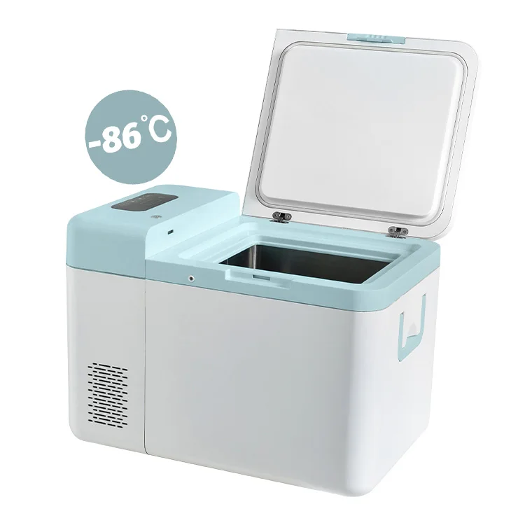 25L Ultra Low Temperature Deep Freezer 12v DC Solar -86 Degree Portable Ultra Low Temperature Freezer