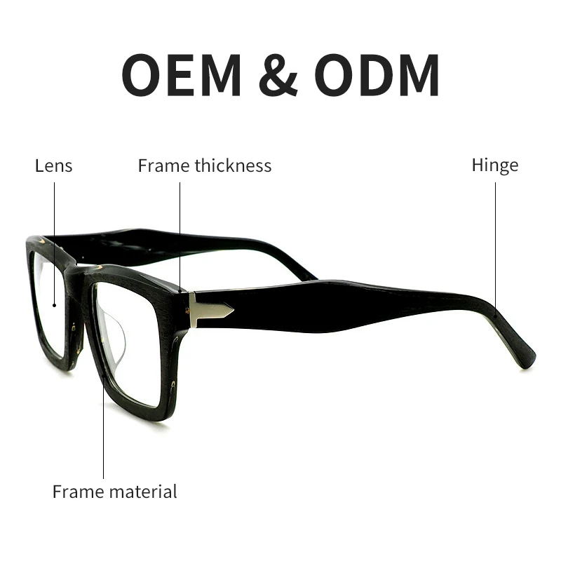 New Fashion Acetate Eyeglass Frames Optical Blue Light Blocking Computer Glasses Eyewear PC Eyeglasses Frame