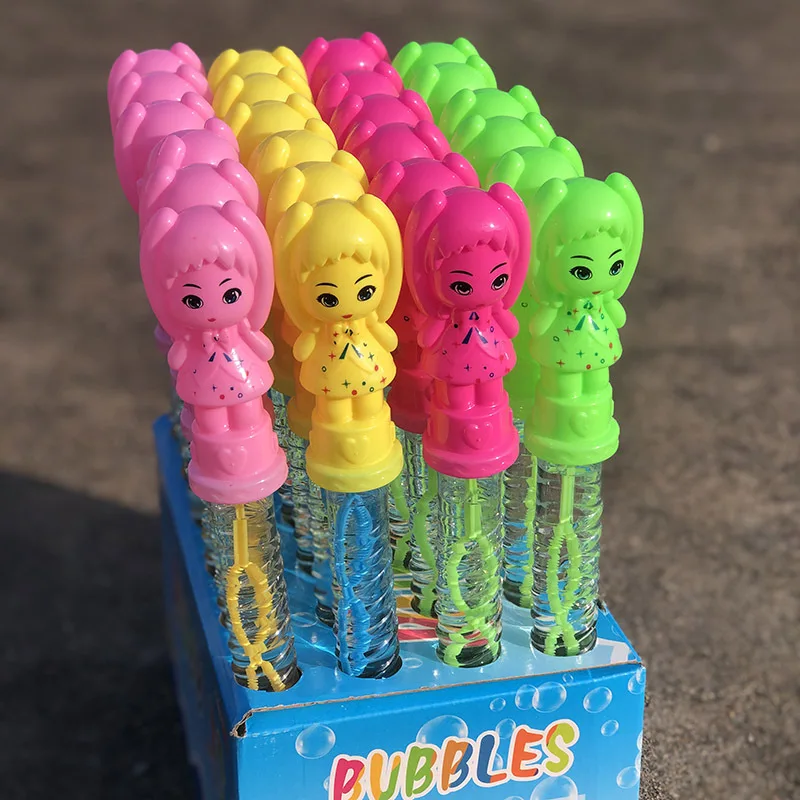 YIWU AULLAN Cute Animal Shape Water Toys Bubble Blower Toys Bubble Wand Stick Bubble Machine