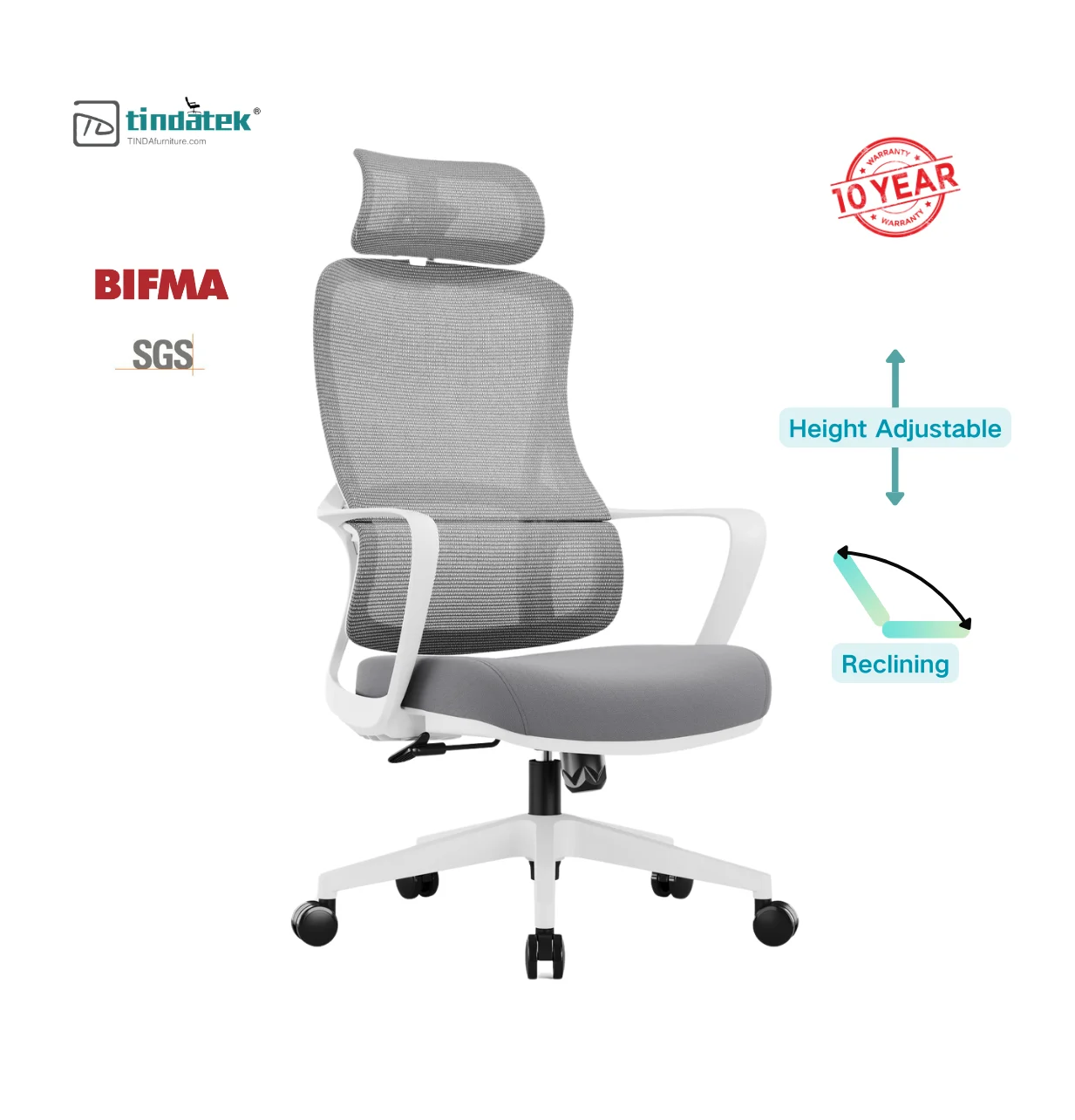High end cheapest newest mesh office chair with massage swivel high medium back leg rest footrest revolving headrest armrest