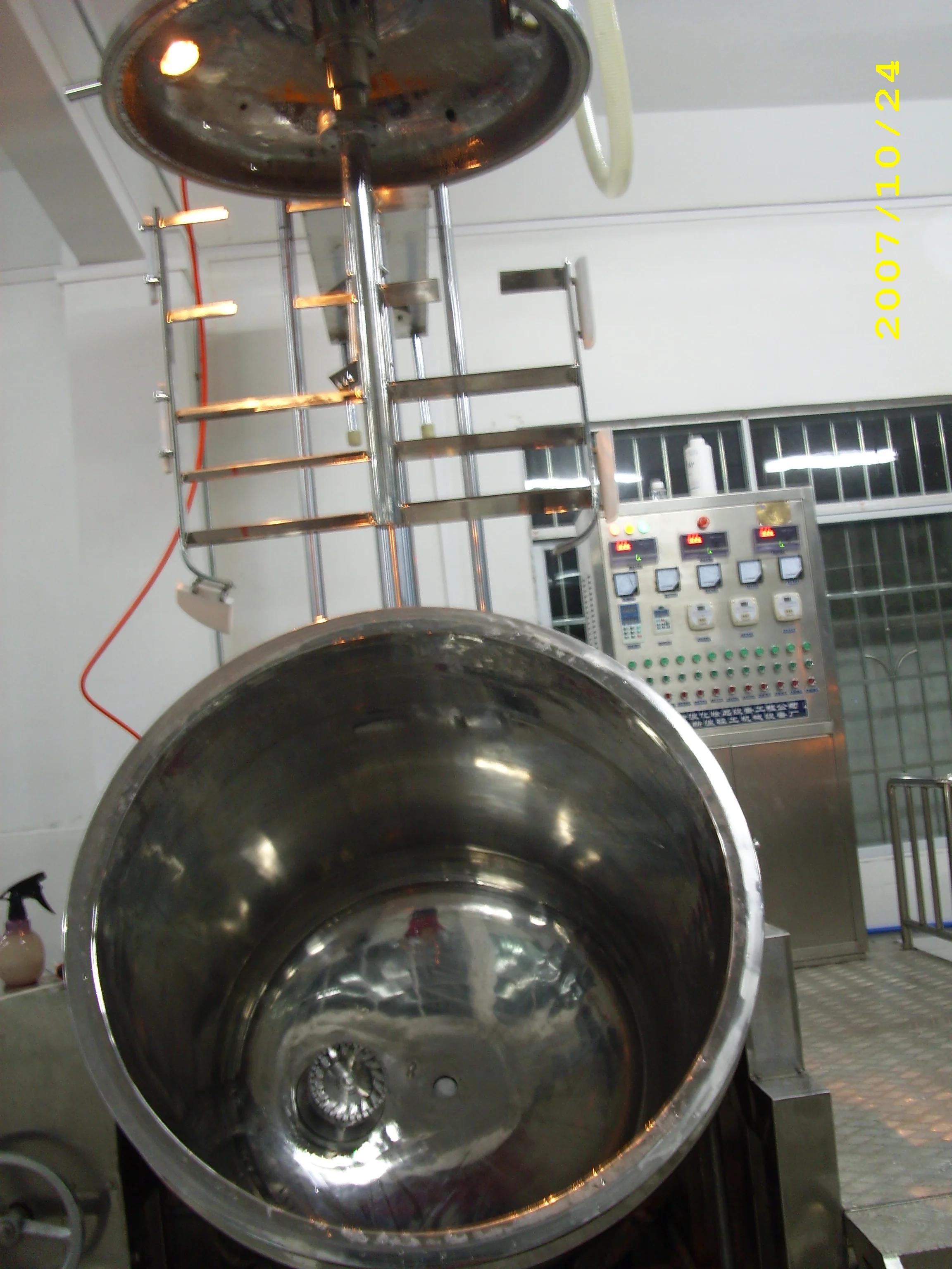 500l High Shear Vacuum Homogenizer Mayonnais Mixer Homogen Emulsifier Mayonnaise Making Machine