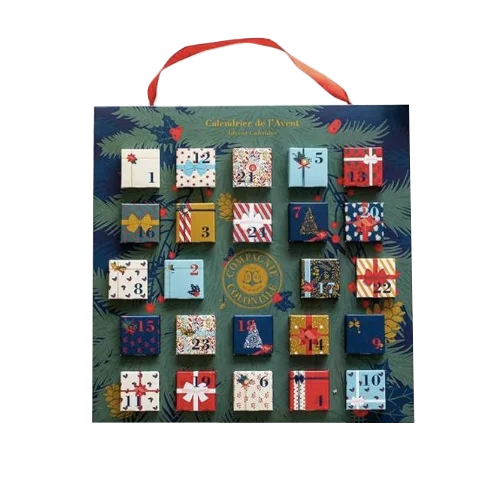 custom 25 days advent calendar cardboard packaging box gift paper present boxes for advent calendar