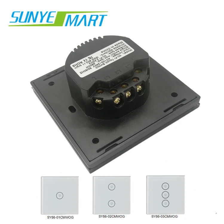 
Touch WiFi Smart Switch Compatible with Alexa Google home and IFTTT,Timer and Remote Control,No Hub required 