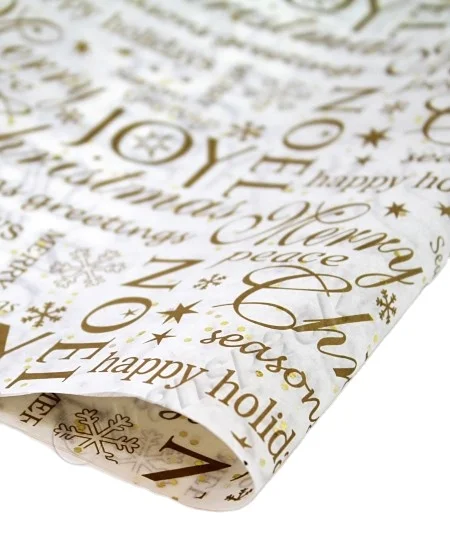 
Custom Printed Logo 17Gsm Tissue Gift Paper Wrapping Paper, Packaging Paper 