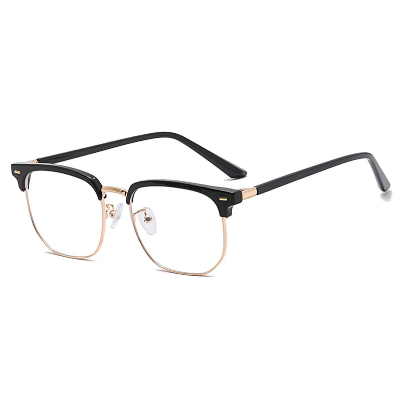9085 Half Frame Blue Light Blocking Glasses Optical Eyewear Frames Computer Eye Glasses Men Eyewear