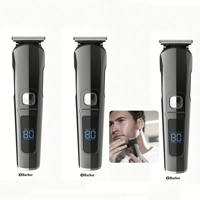 FK-8688T Carbon Steel Cutter Shaver Fully Washable hair trimmer Rechargeable Electric Cutter Head Shaver