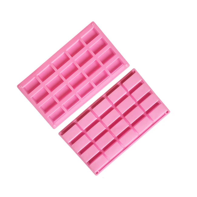 20 Cavity Handmade Disposable Soap mould in Hotel mini rectangle silicone soap mold,massage silicone soap mold