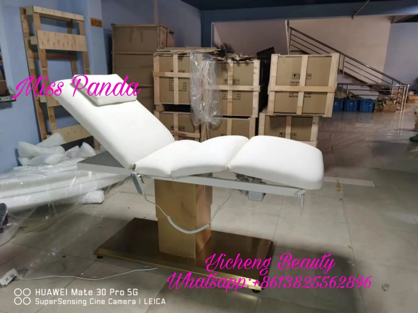 Yicheng Beauty factory direct sale 3 motors massage table beauty salon furniture lash bed spa beauty facial massage bed for sale