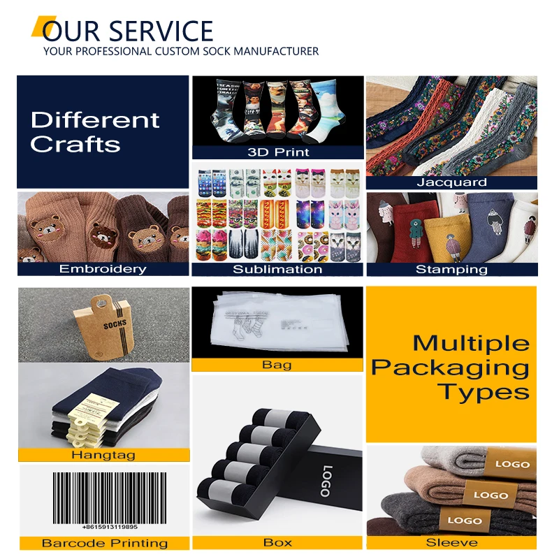 Мужские хлопковые носки с сублимационной печатью логотипом на