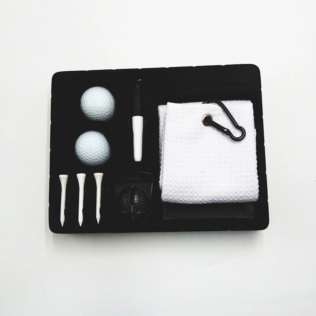 Аксессуары для гольфа на заказ, Набор подарочных шариков для бизнеса, футболок, шариковый маркер, ручка, полотенце
