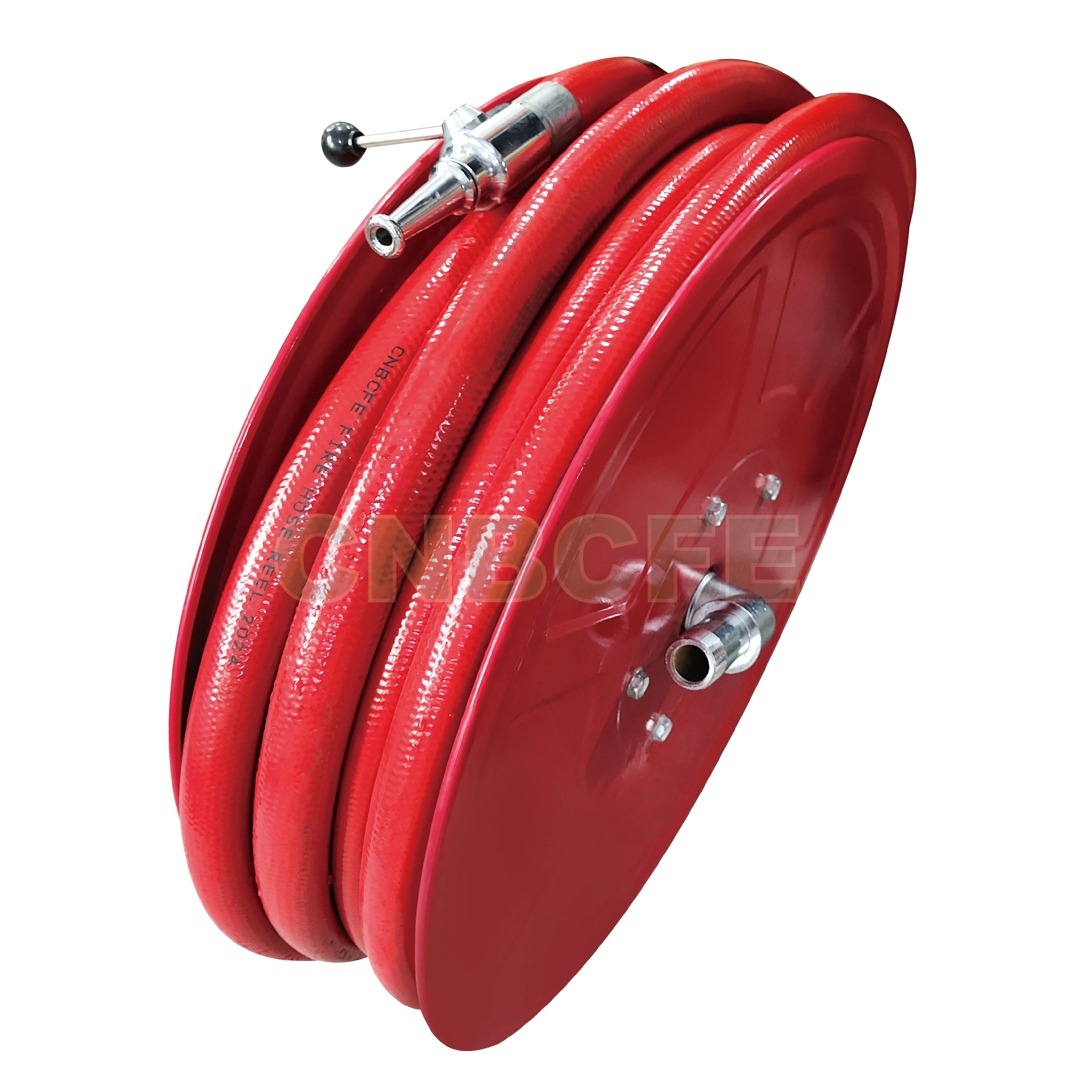 Baichuan Automatic fire suppression system Fire Hose Reel 3/4' or 1' for fire fighting system Cabinet With Door factory