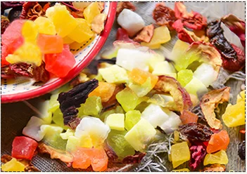 Factory Wholesale  Blended Chinese Dried Fruit flowers tea flavored tea beauty slimming tea