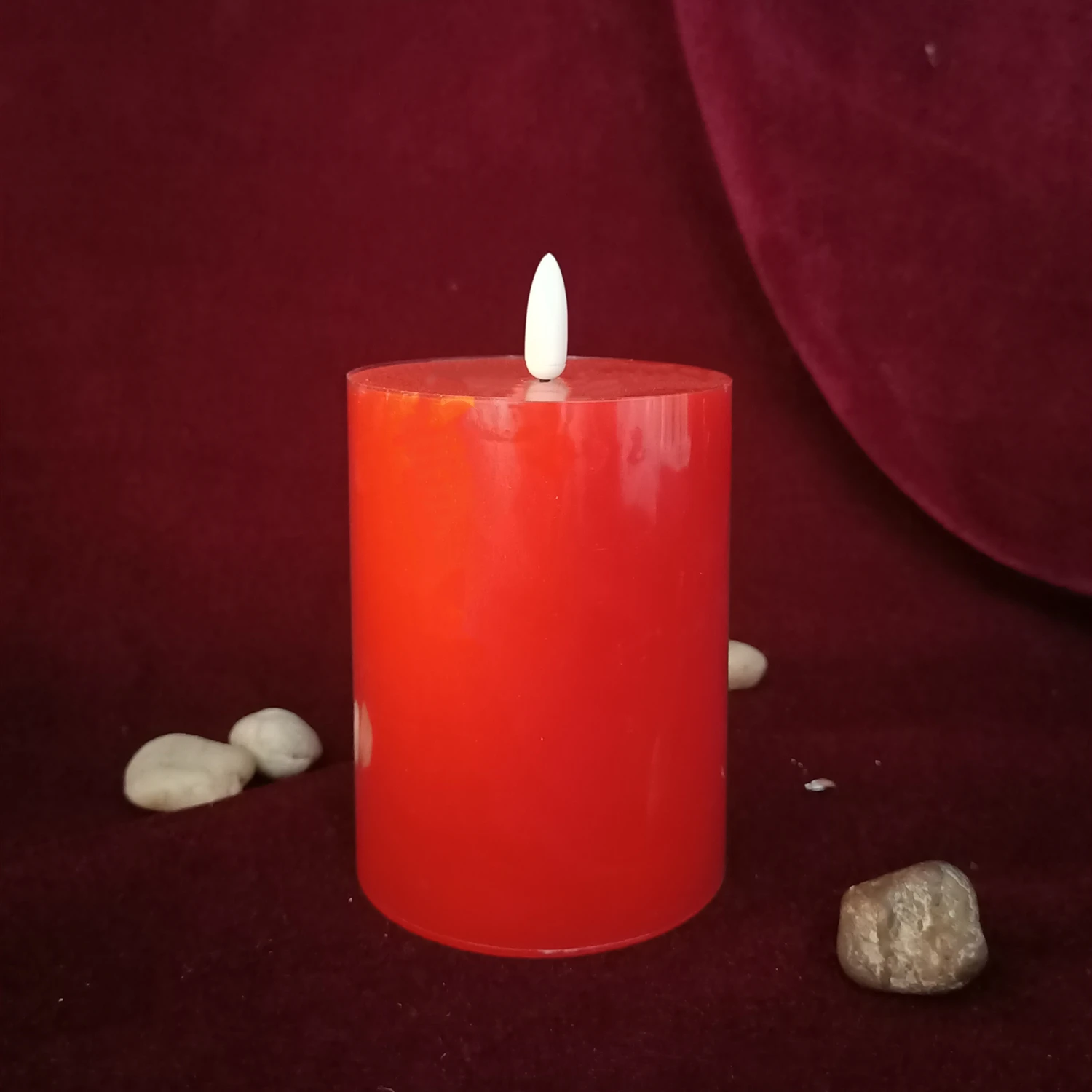 Hot Selling Safety decoration flameless Led Pillar Candle Flameless moving wick led candle