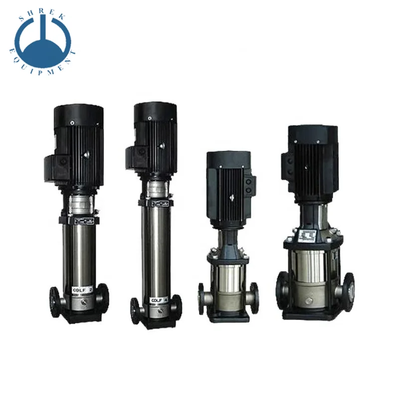 Top quality CE certified CDLF/QDLF8 light stamping stainless steel Sanitary vertical multi-stage booster pipeline pump