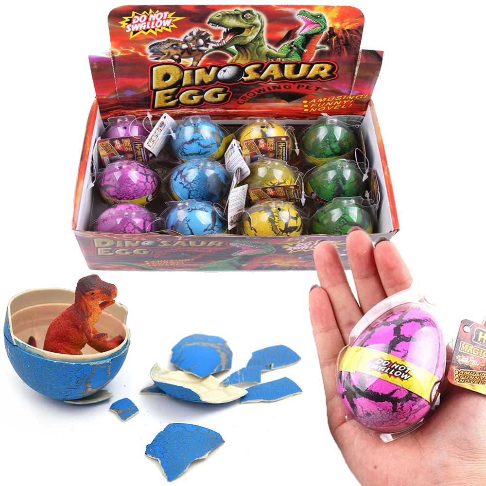 Dinosaur Eggs Hatching In Water Large Size Water Growing Animal Eggs Dinosaur Grow Egg Novelty Educational Toy Kids Gift