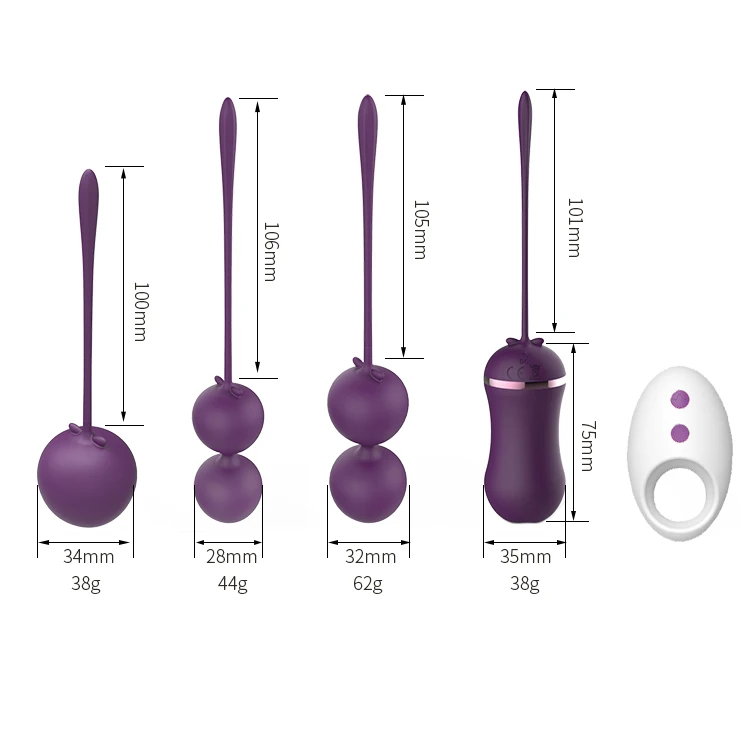 
Women Sex Toy Silicone Smart Kegel exercise Ball Vaginal kegal Balls For Woman 