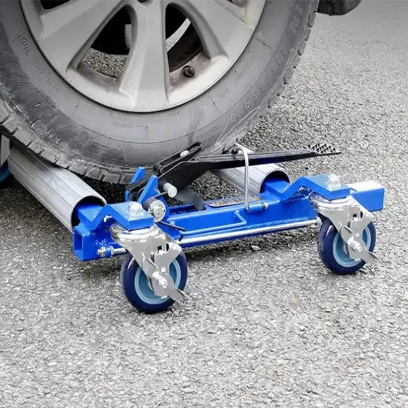 Altertool High Quality 9Inch Hydraulic Auto Moving Position Dolly 1500Lbs Wheel Dolly Jack for Car