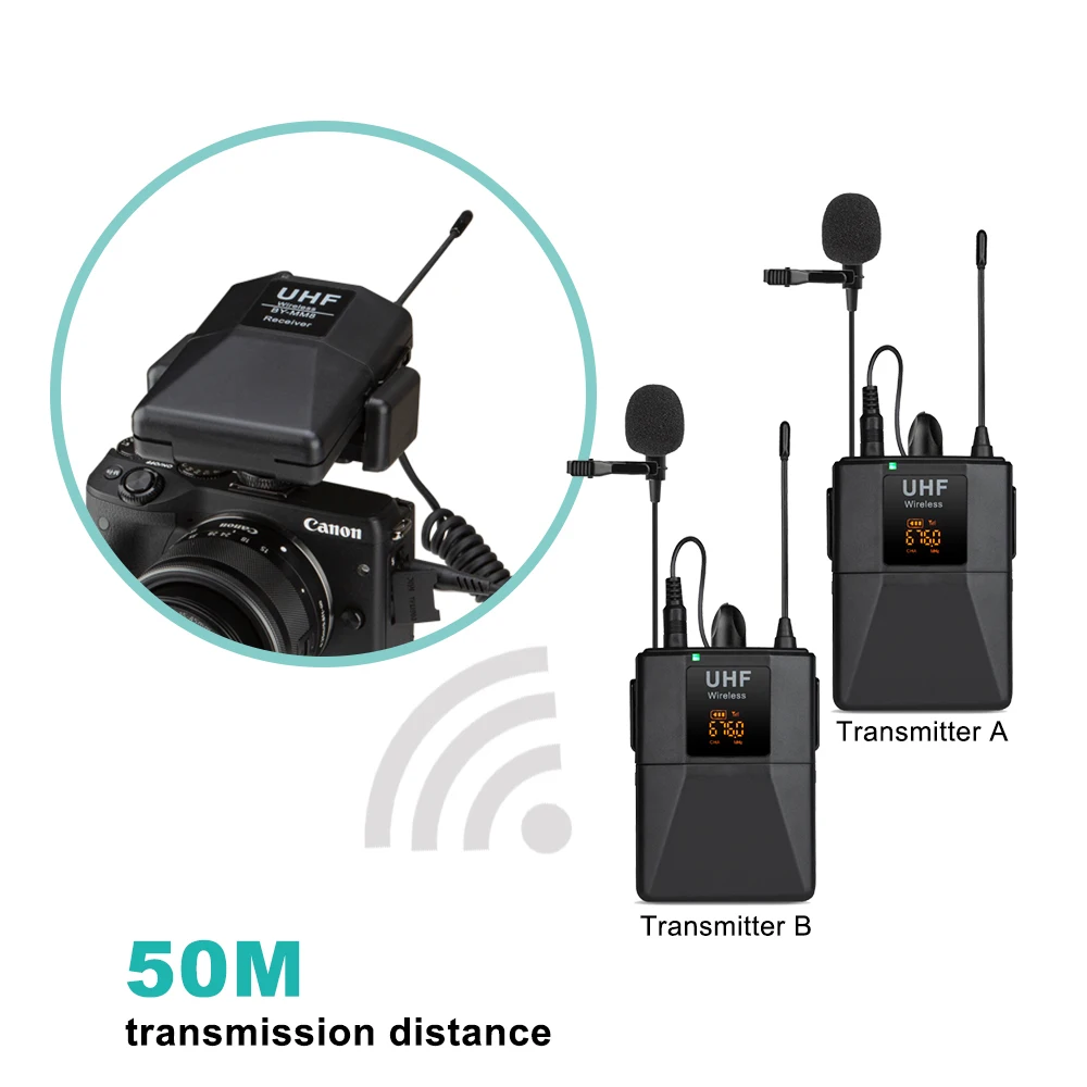 Cheap Price Outdoor IP Video Camera Speaker Mic Collar USB Computer Lavalier Lapel Wireless Microphone for Camera Phone Teacher