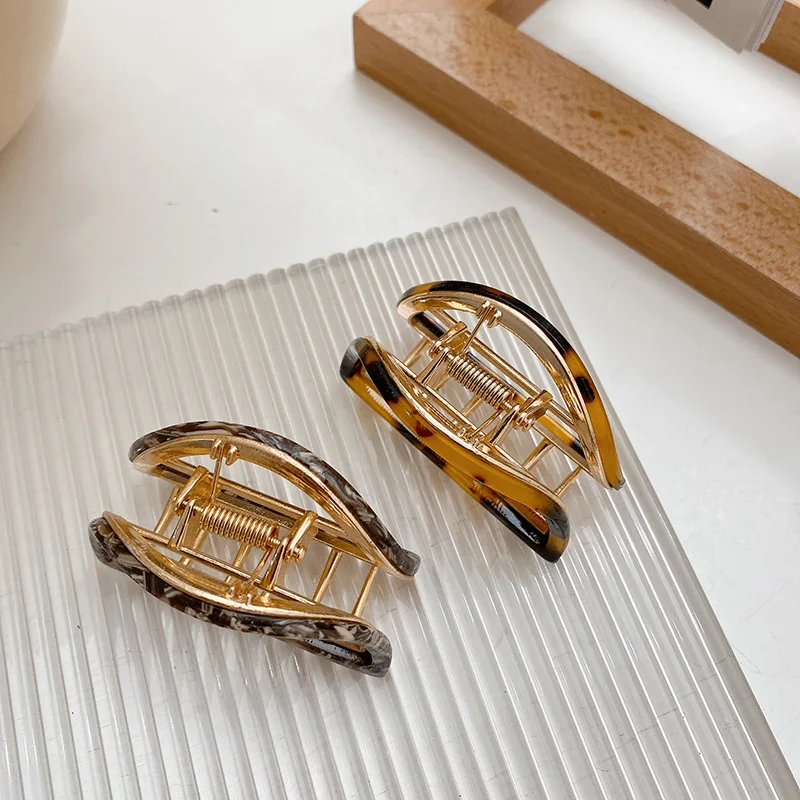 Girls Acrylic Acetate Hair Clasp Chinese Hairpins metal hair claw clip Pin Hair Stick