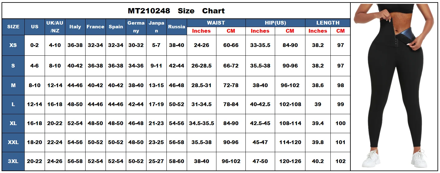 HEXIN High Quality High Waist Tummy Control Compression Butt Lifting Leggings Neoprene Waist Trainer Yoga Fitness Pant For Women
