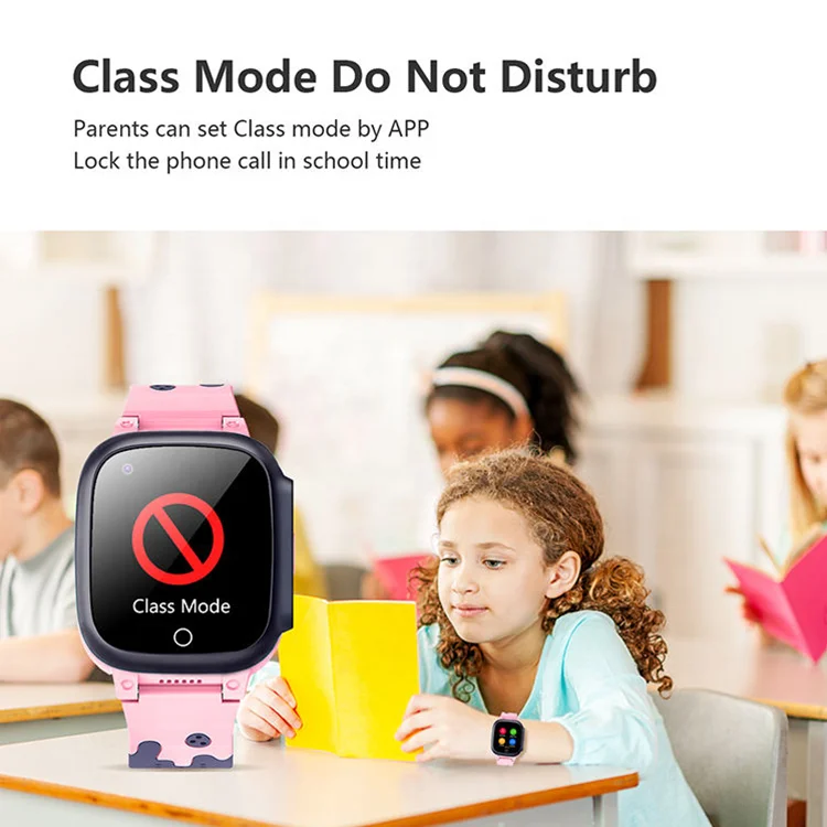 24 Hours Temperature Detection Video Voice Call 4G Watch Cows Color Watch Kids GPS Positioning LT25 Smart Watch