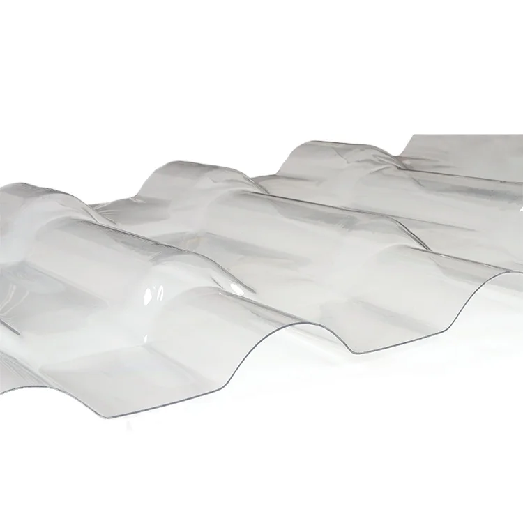Plastic Building Materials 90% transmission corrugated polycarbonate sheet
