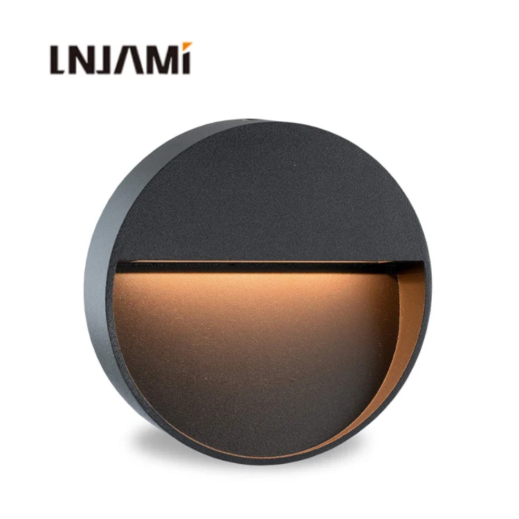 LNJAMI Indoor Outdoor IP65 Waterproof LED Spot Foot Stair Lighting For Out Door Wall Mount Step Lamp