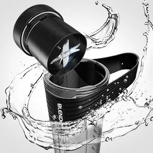 Portable Blender For Shakes and Smoothies 16 Oz Strong Cutting Power Personal Blender with 6 Blades Rechargeable Mini Blender