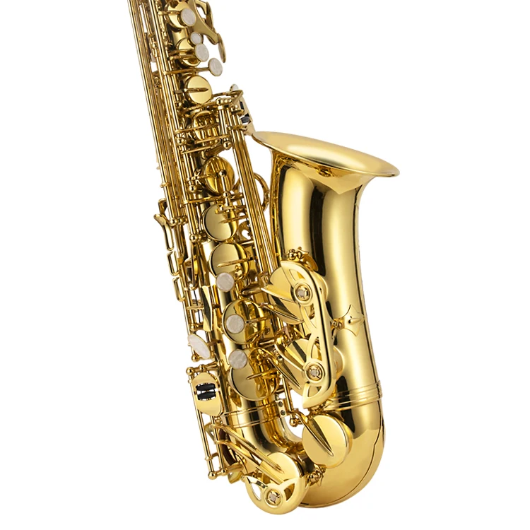 HIGH GRADE GOLD BRASS GOOD QUALITY ALTO SAXOPHONE