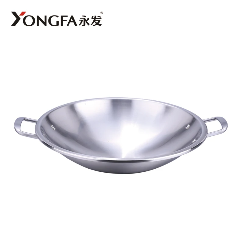 YongFa Thickened Stainless Steel hot pot Kitchenware induction cooking cookware