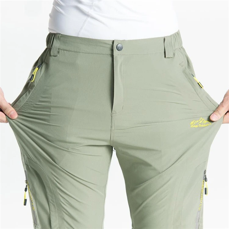 
Outdoor Breathable Quick Drying Slim Hiking Pants For Men 