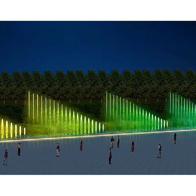 Best Selling Outdoor Stainless Steel Fountain Music Dancing Water Fountain With Lights