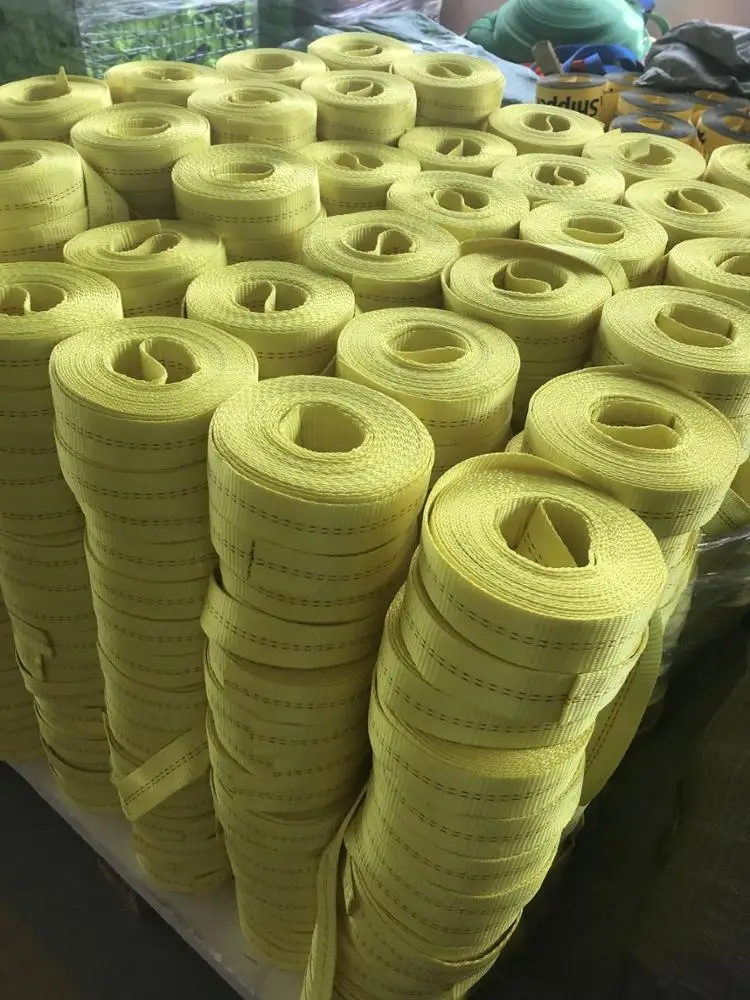 Custom logo multi colored Size  polyester belt cargo lashing strap webbing